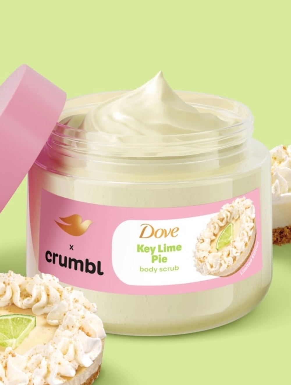 Dove Key Lime Pie Body Scrub — Pink Jar
